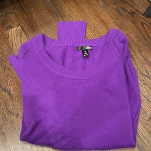 Aqua cashmere sweater